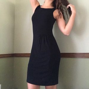 Simple black dress